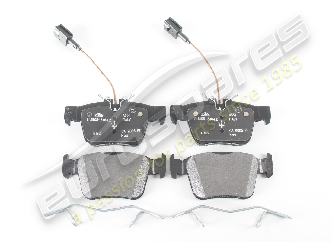 new maserati rear pad set. part number 673012304 (1)