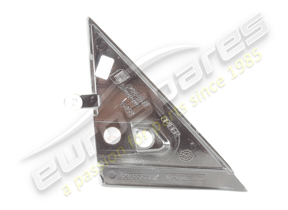 USED FERRARI RH DOOR TRIANGLE TRIM. PART NUMBER 920555 (2) used ferrari rh door triangle trim. part number 920555 (2)