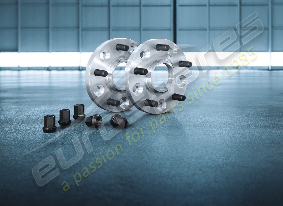 new porsche spacers on rear axle, 17 mm. part number 95504460023 (1)