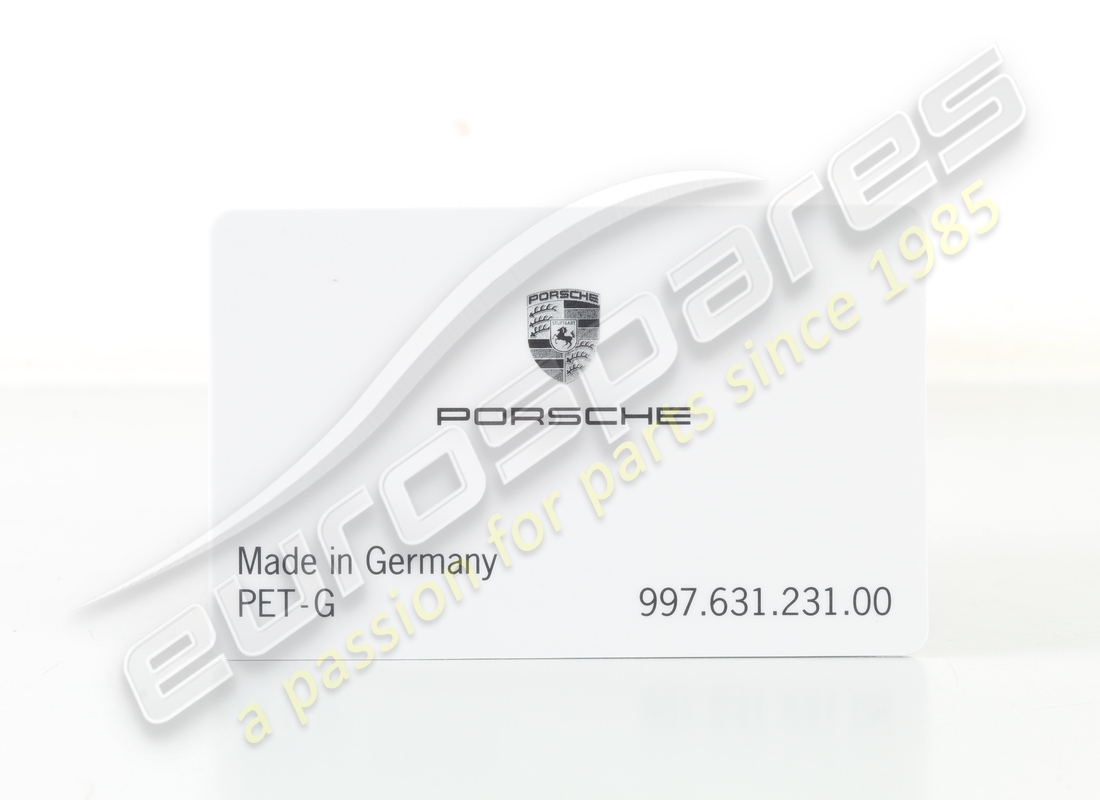 new porsche card. part number 99763123100 (1)