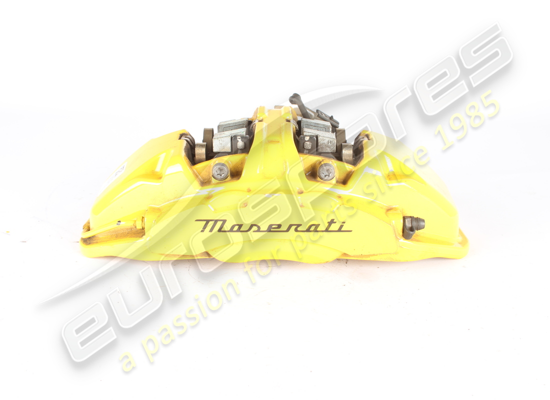 used maserati front rh caliper yellow. part number 670214639 (1)