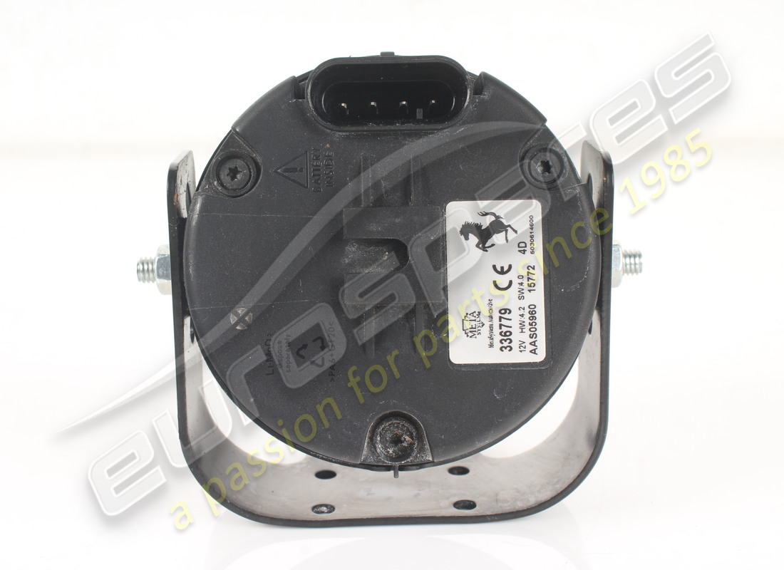 USED FERRARI COMPLETE ANTI-THEFT SYSTEM SIREN. PART NUMBER 336779 (2) used ferrari complete anti-theft system siren. part number 336779 (2)