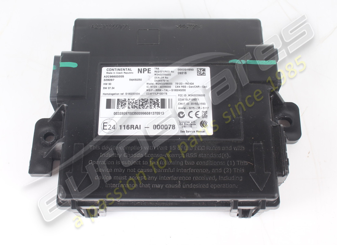 used ferrari passive start ecu. part number 328097 (1)