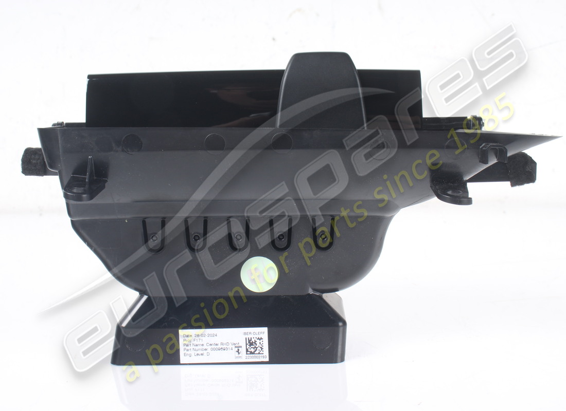 USED FERRARI BOCCHETTA CENTRALE GDX. PART NUMBER 969314 (3) used ferrari bocchetta centrale gdx. part number 969314 (3)