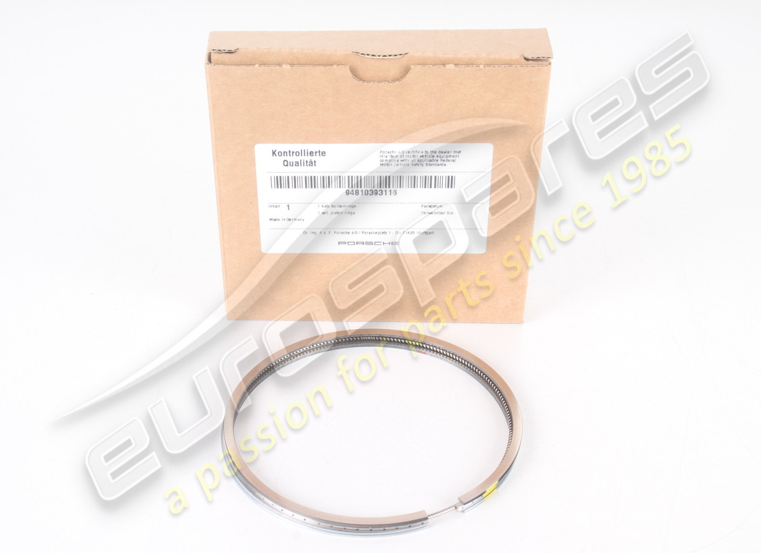NEW PORSCHE 1 SET OF PISTON RINGS. PART NUMBER 94810393116 (1) new porsche 1 set of piston rings. part number 94810393116 (1)