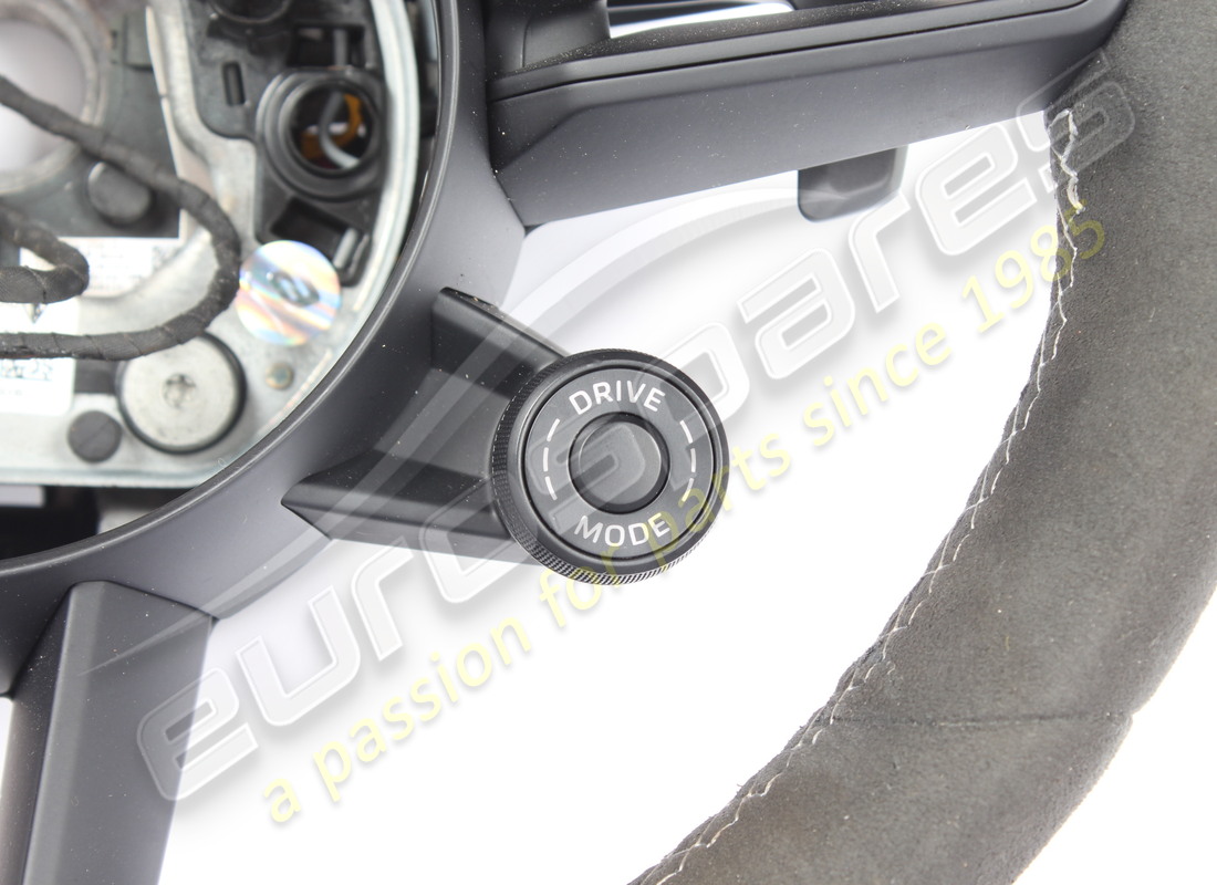 used porsche multifunction steering wheel black/silve. part number 9gt419091brqa0 (3)