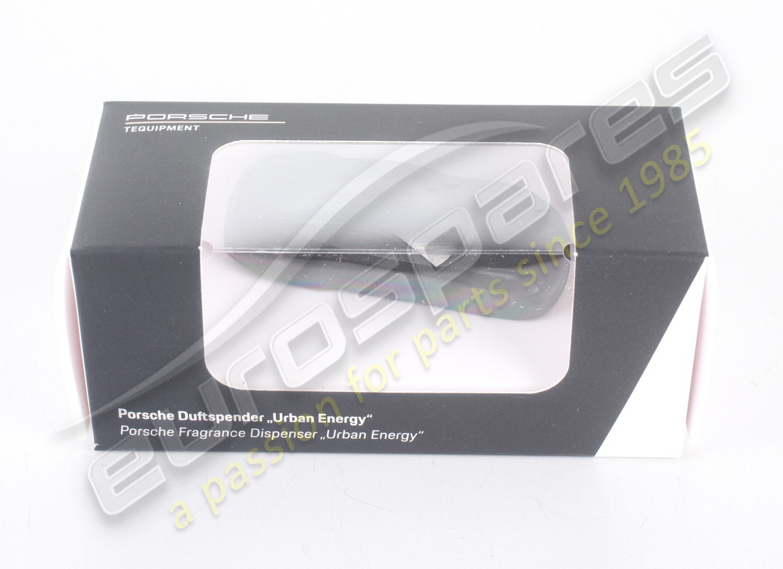 new porsche air freshener urban energy silver. part number 992044012 (1)