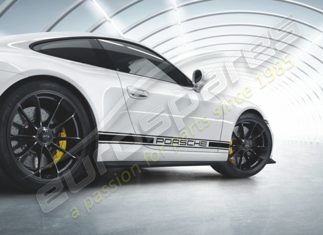 new porsche 20-inch gt3 set of wheels - in black (high-gloss). part number 99104460301 (1)