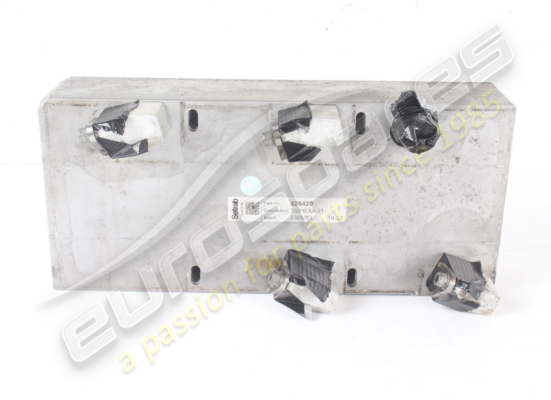 USED FERRARI OIL HEAT EXCHANGER. PART NUMBER 326420 (5) used ferrari oil heat exchanger. part number 326420 (5)