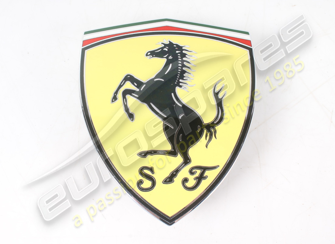 USED FERRARI SQUADRA CORSE SHIELD BADGE. PART NUMBER 87344500 (1) used ferrari squadra corse shield badge. part number 87344500 (1)