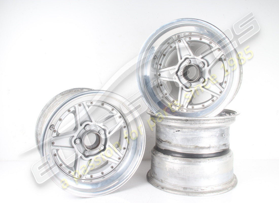 USED Ferrari LM COMPETITION COMPOMOTIVE 3-PIECE WHEELS . PART NUMBER EAP1723657 (1) USED Ferrari LM COMPETITION COMPOMOTIVE 3-PIECE WHEELS . PART NUMBER EAP1723657 (1)