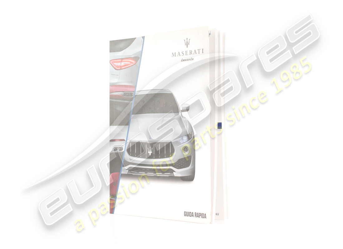 new maserati car quick reference guide it. part number 910041063 (1)
