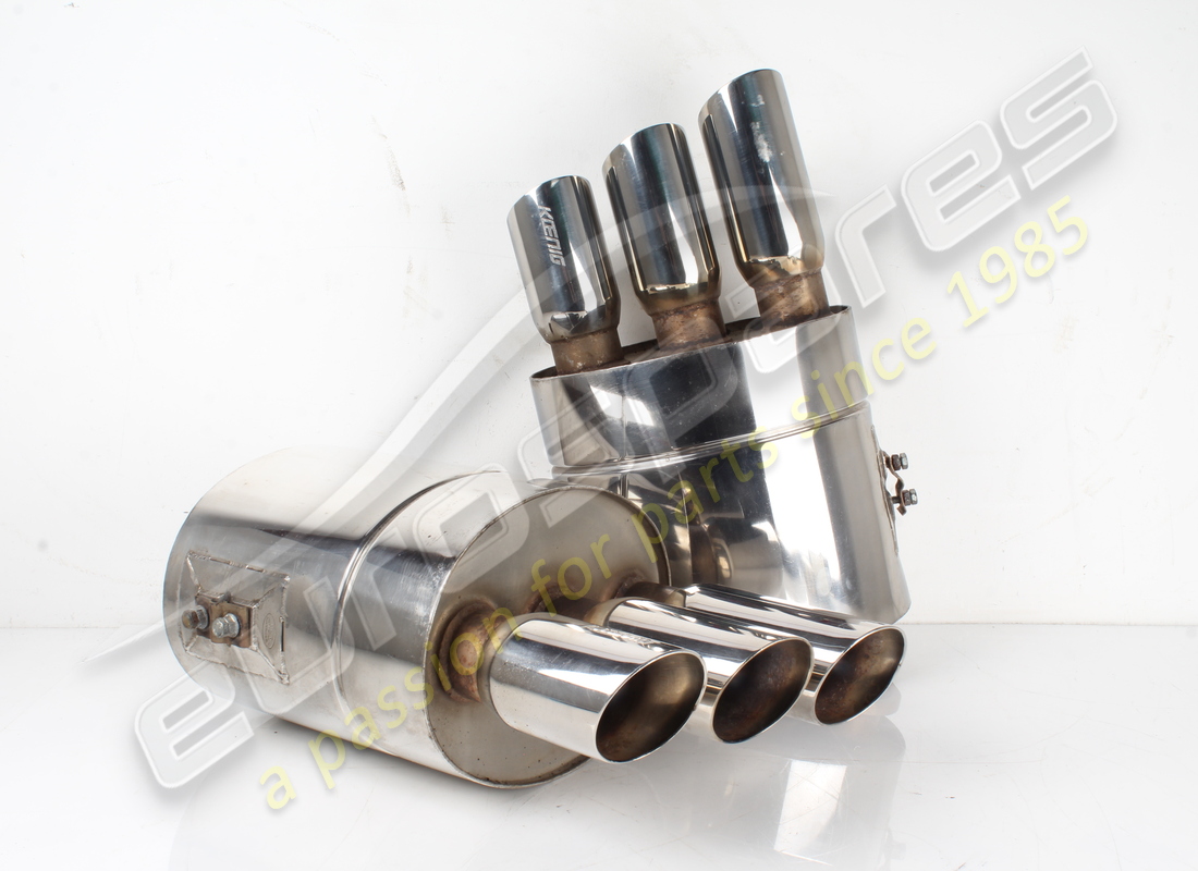 used eurospares exhaust silencer set (stainless steel) part number eap1226105