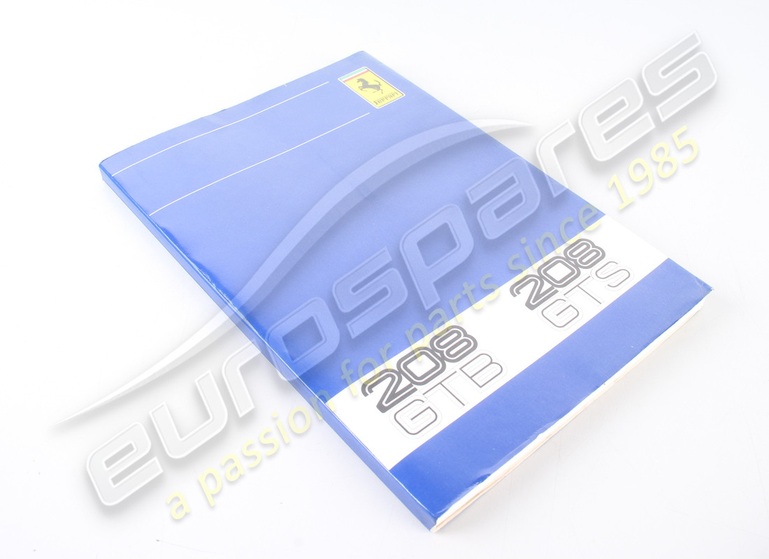 new ferrari 208 gtb/gts owners handbook. part number 95990034 (1)