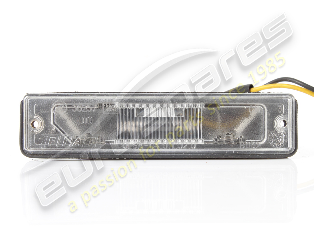 USED MASERATI NUMBER PLATE LIGHT. PART NUMBER 363100111 (2) used maserati number plate light. part number 363100111 (2)