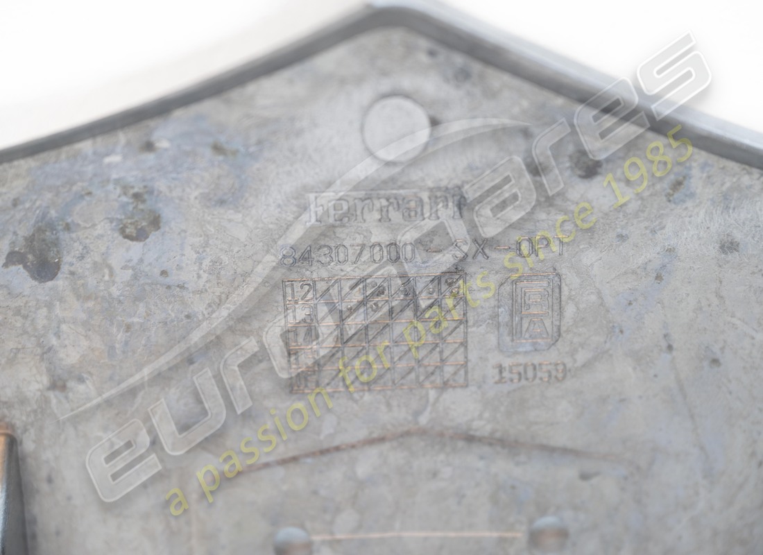 NEW FERRARI LH AERODYNAMIC FAIRING. PART NUMBER 84376411 (3) new ferrari lh aerodynamic fairing. part number 84376411 (3)