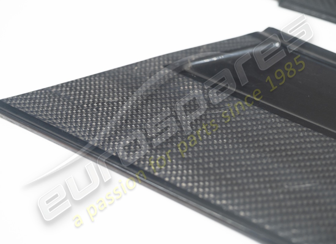 used eurospares carbon kick plate (pair). part number 65619010 (3)