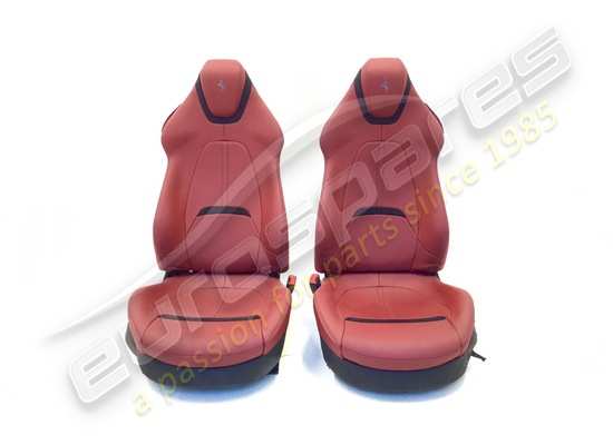 new (other) ferrari roma lhd seats in red part number eap1226116