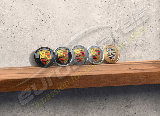 new porsche wheel hub caps part number 9j1073000b
