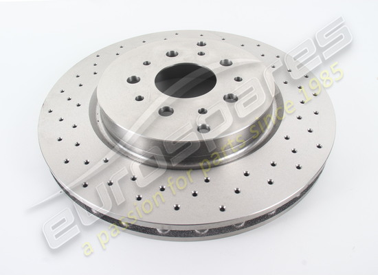 new eurospares rear brake disc, cross drilled part number 228411