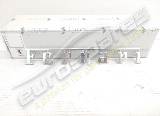 new ferrari ferrari initials part number 63482200