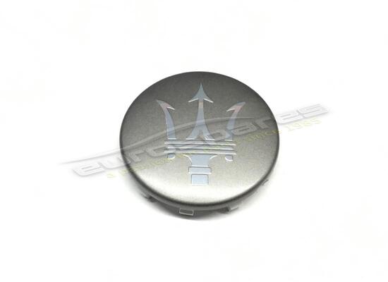new maserati wheel badge titanio satin part number 670023856
