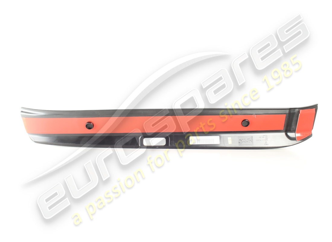 new porsche scuff plate - sill panel left - aluminium-brushed (pr-a8c,1x1, 7m9) black. part number 992853369b1e0 (3)
