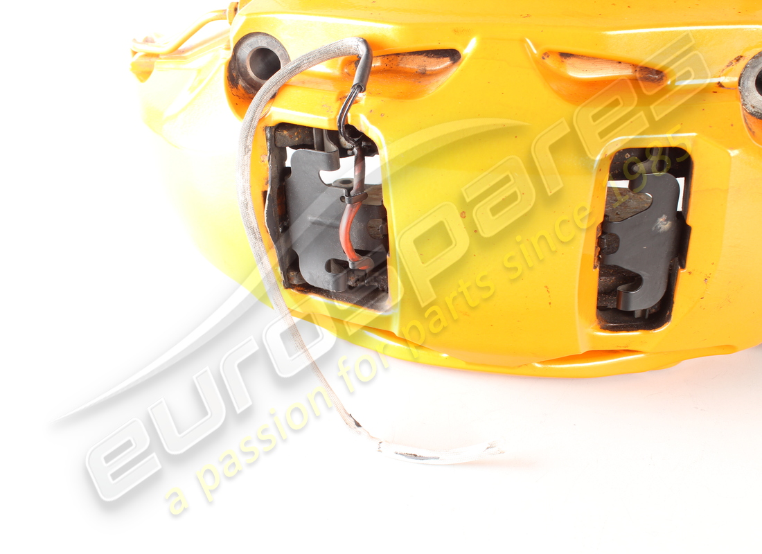 used lamborghini brake caliper 21 ceramic 10k. part number 4m0615106km (4)