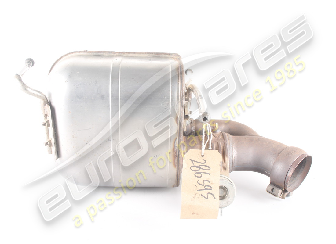 USED FERRARI REAR LH SILENCER. PART NUMBER 286596 (3) used ferrari rear lh silencer. part number 286596 (3)