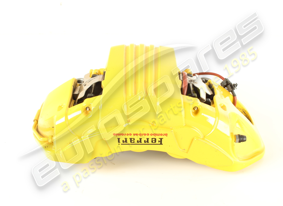 USED Ferrari CALIPER COMPLETE CARBON CERAMIC ANT.DX GIALL . PART NUMBER 763688 (1)
