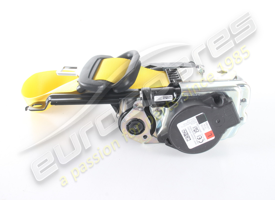 new porsche three-point safety belt racing yellow. part number 992857705ak1s1 (3)