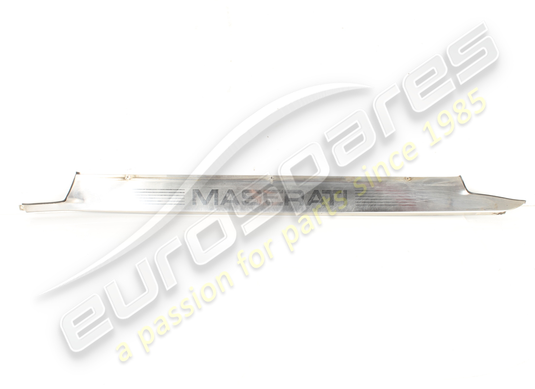 USED MASERATI FRONT RH CHROMED KICKPLATE. PART NUMBER 378305312 (2) used maserati front rh chromed kickplate. part number 378305312 (2)