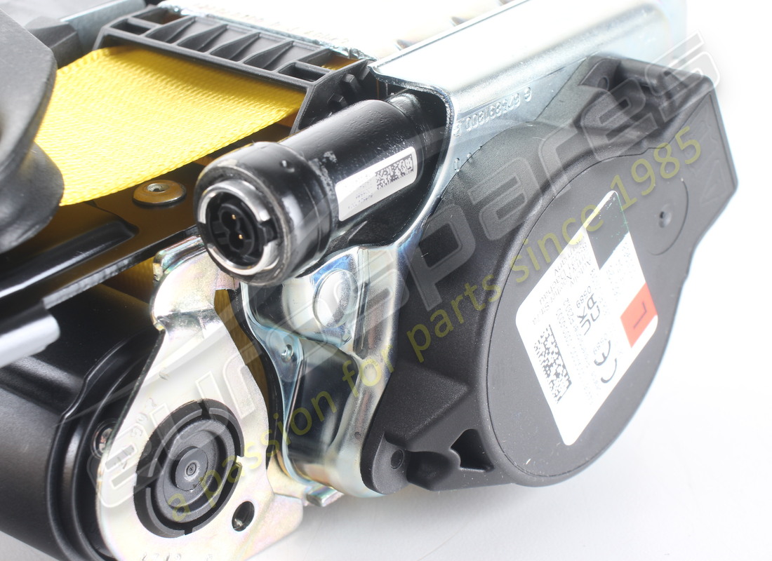 new porsche three-point safety belt racing yellow. part number 992857705ak1s1 (6)