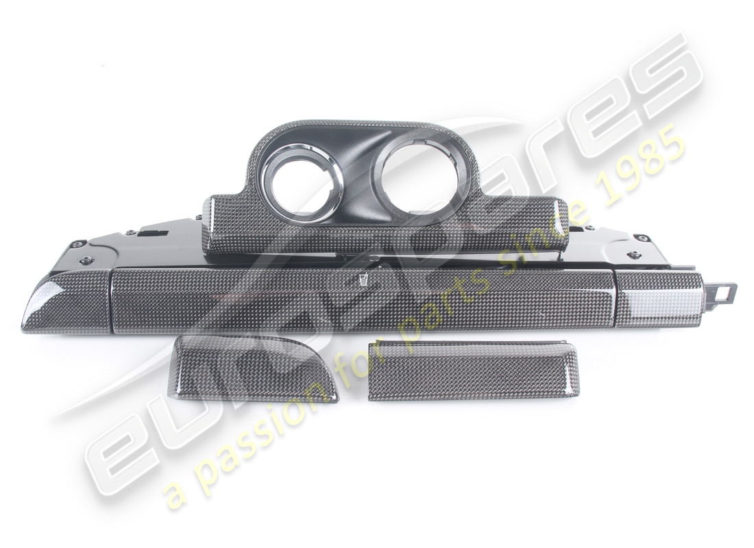 new porsche 1 set trim moldings for vehicle interior - decorative moulding - with cup holder (pr:xdm,099, 585) carbon, fine high-gloss. part number 99155298021bx3 (1)