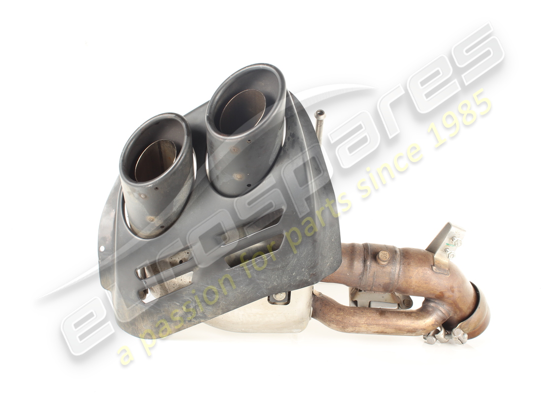 used ferrari complete lh exhaust silencer. part number 870458 (1)