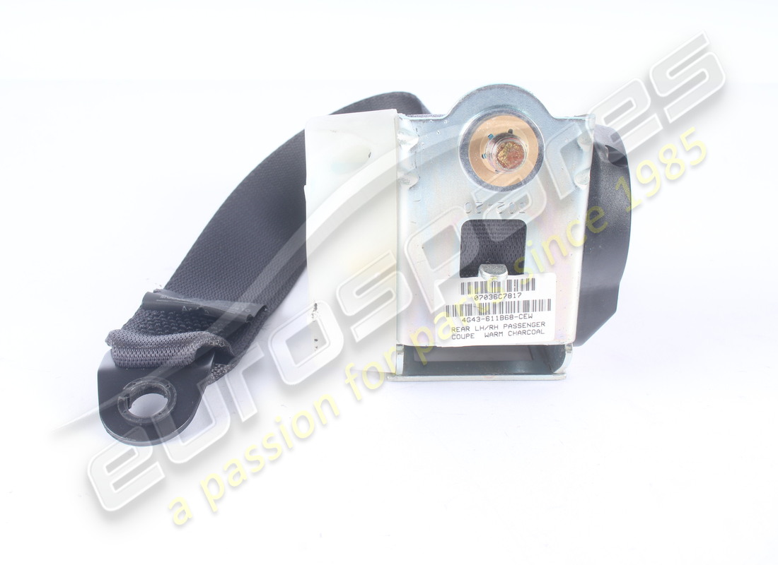 used aston martin seatbelt assembly, rear, warm charcoal. part number 4g43611b68cew (3)
