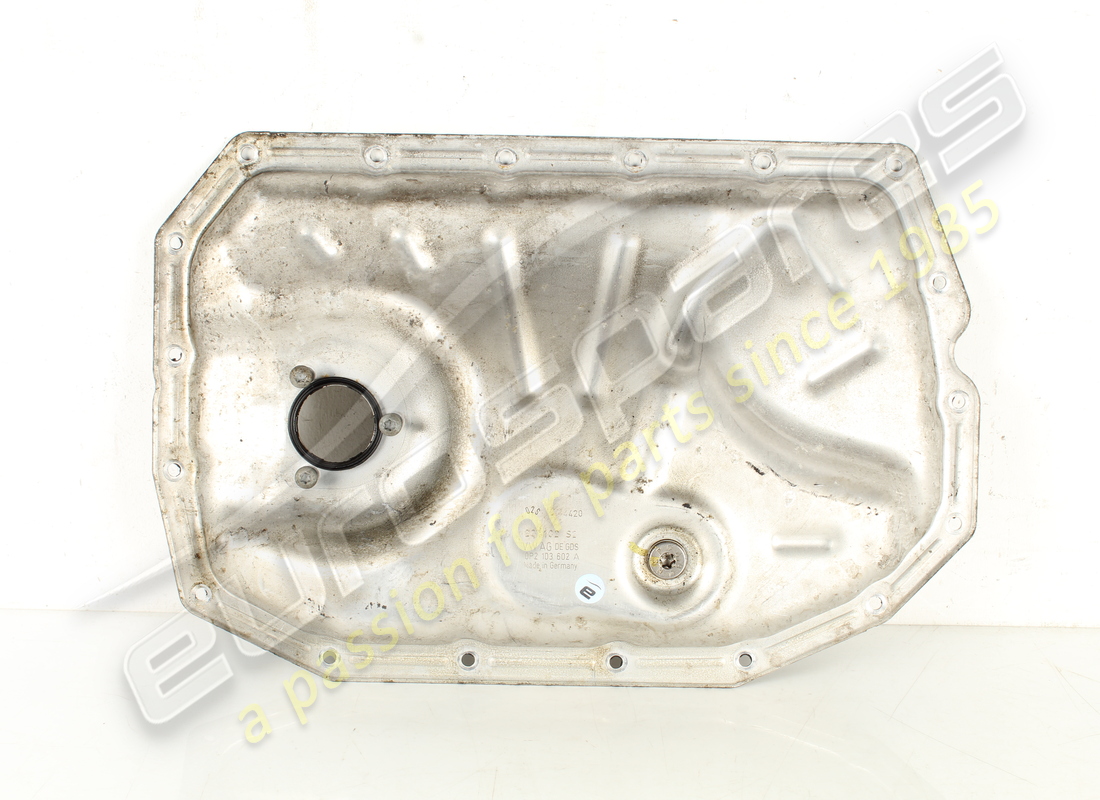 used lamborghini oil pan with opening for. part number 0p2103602a (2)