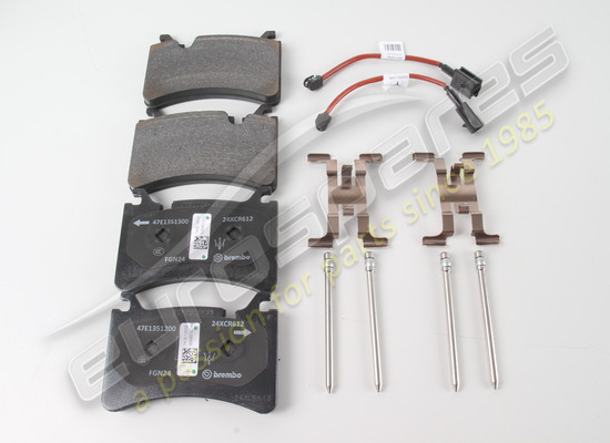 new maserati mc20 rear brake pads kit part number 673012307