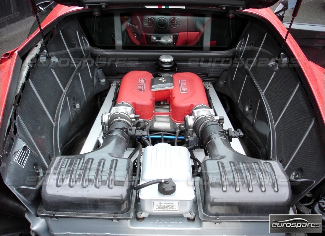 ferrari 360 modena with 3,000 kilometers, being prepared for dismantling #5