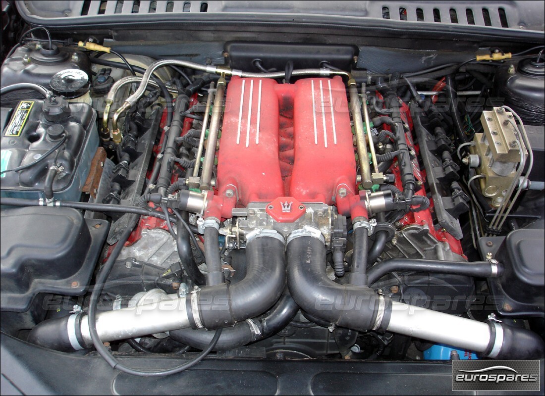 maserati qtp v8 (1998) with 107,000 miles, being prepared for dismantling #4