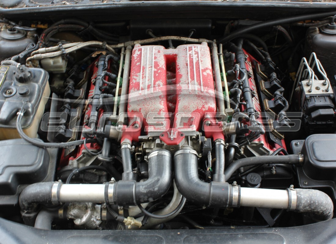 maserati qtp v8 evoluzione with 46,902 miles, being prepared for dismantling #8