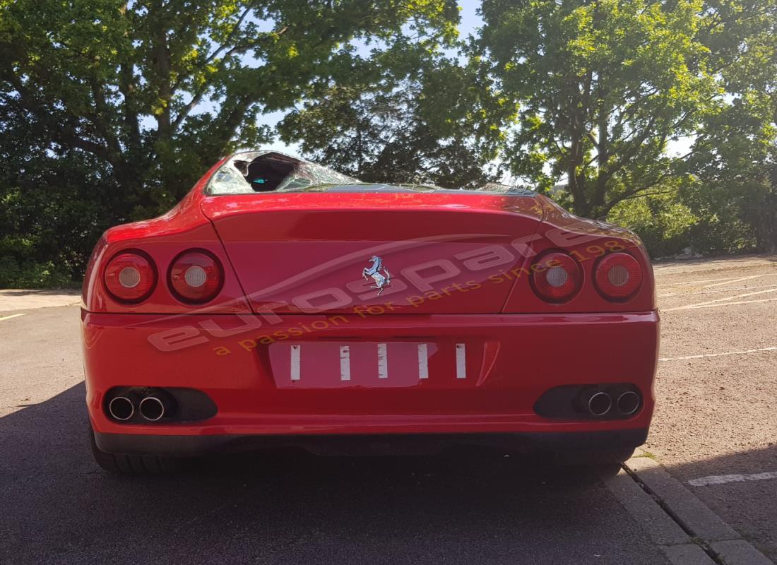 ferrari 550 maranello with 7,765 kilometers, being prepared for dismantling #4