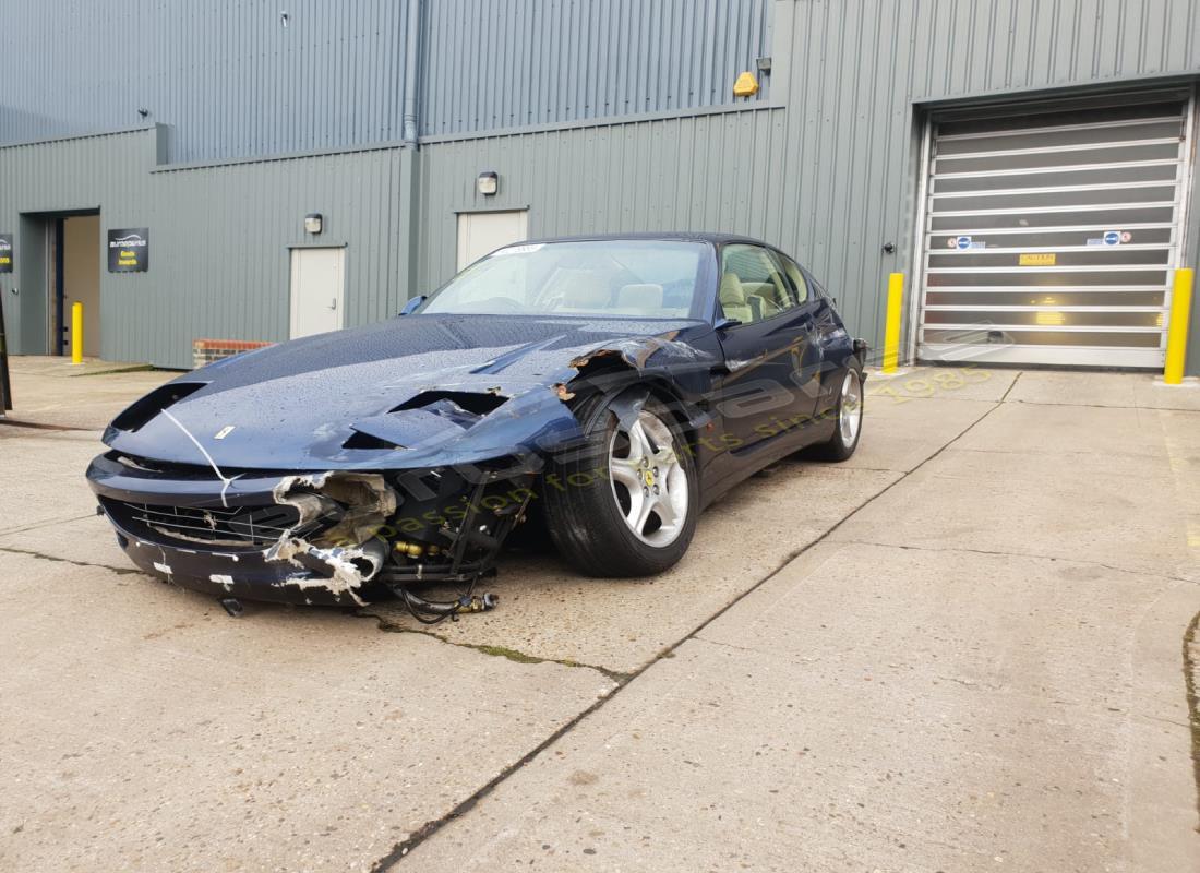 ferrari 456 gt/gta being prepared for dismantling at eurospares